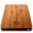 Wooden Slick Drives   USB Icon